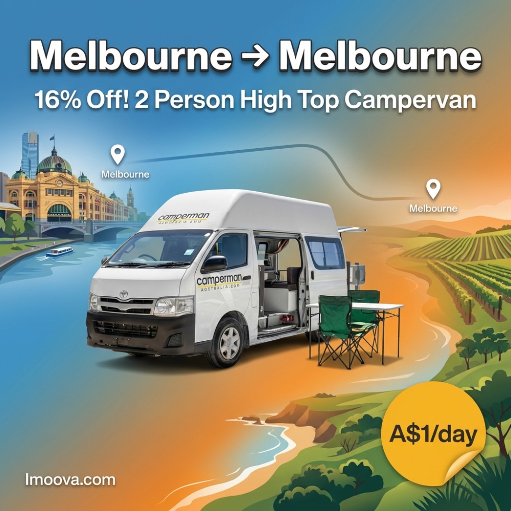 16% Off! 2 Person High Top Campervan - image 1