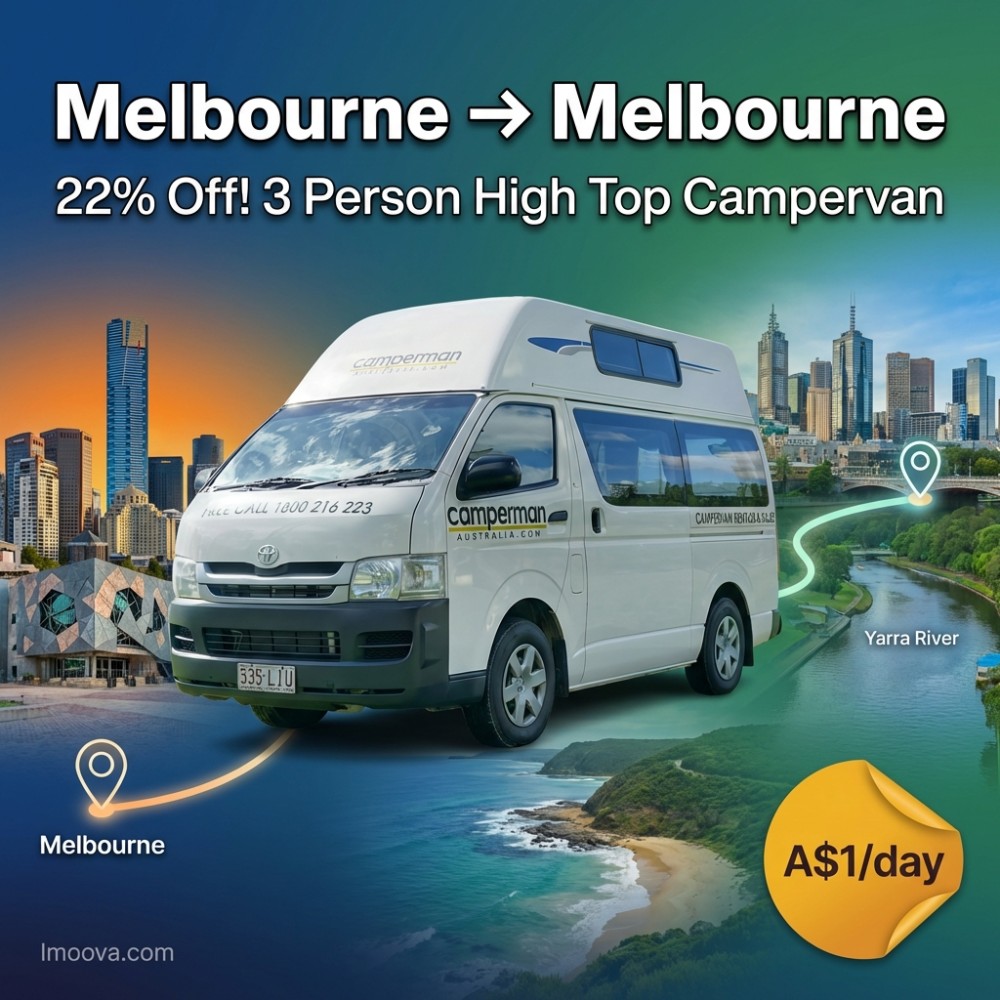 22% Off! 3 Person High Top Campervan - image 1