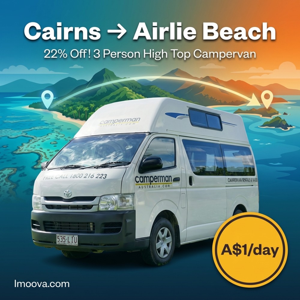 22% Off! 3 Person High Top Campervan - image 1