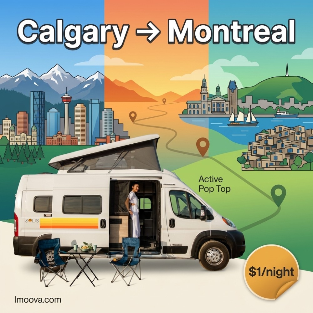 Active Pop Top - Calgary to Montreal