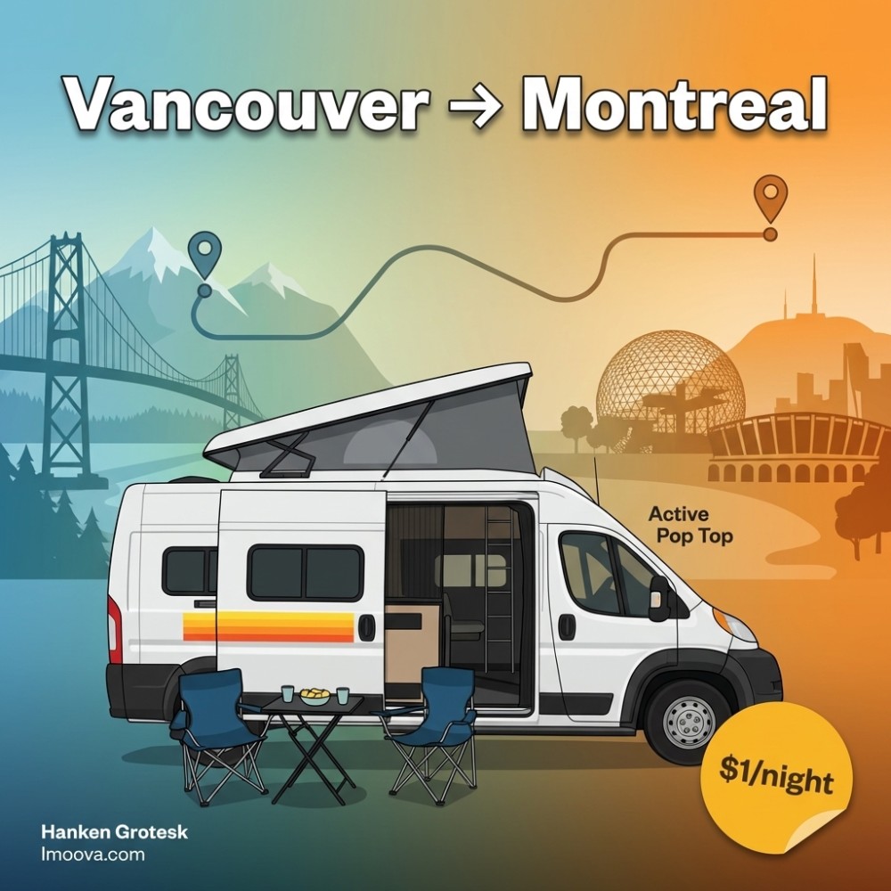 Active Pop Top - Vancouver to Montreal