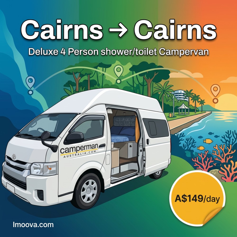 Deluxe 4 Person shower/toilet Campervan - image 1
