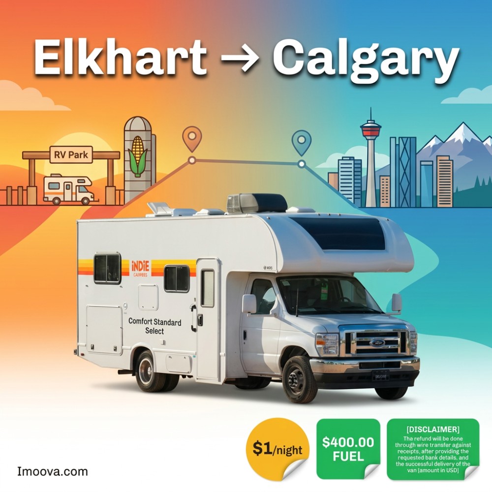 Comfort Standard Select - Elkhart to Calgary