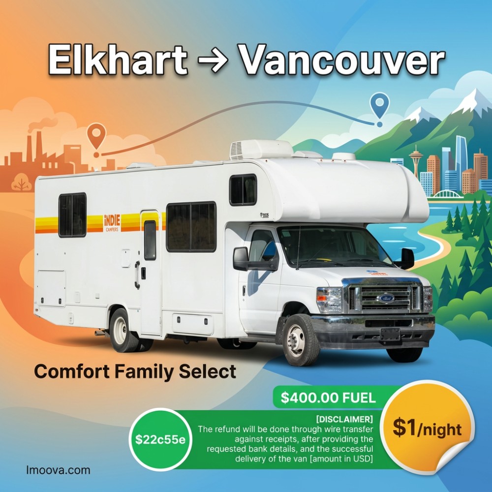 Comfort Family Select - Elkhart to Vancouver