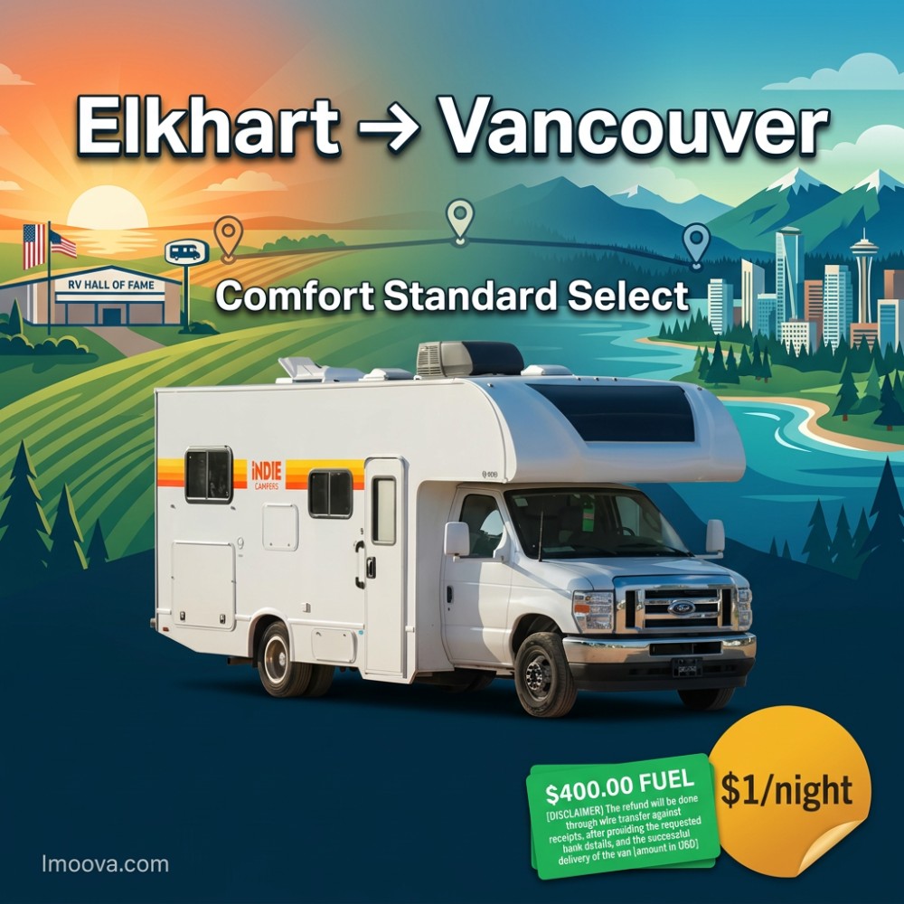 Comfort Standard Select - Elkhart to Vancouver