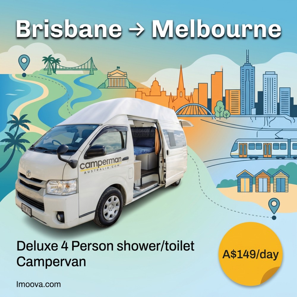 Deluxe 4 Person shower/toilet Campervan - image 1