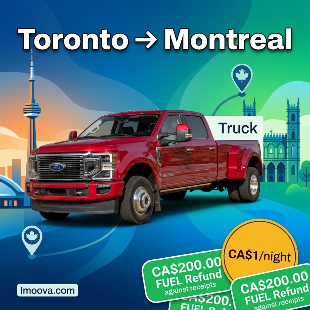 Truck - Toronto to Montreal
