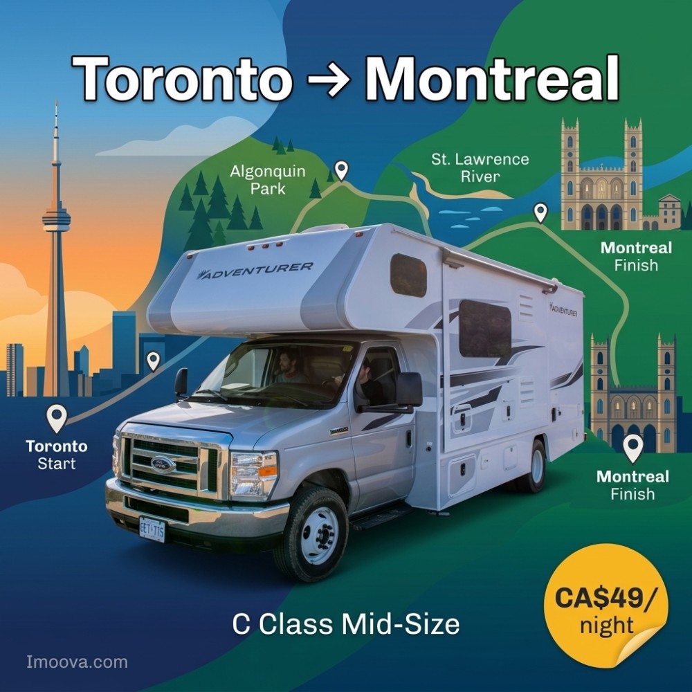 C Class Mid-Size - Toronto to Montreal