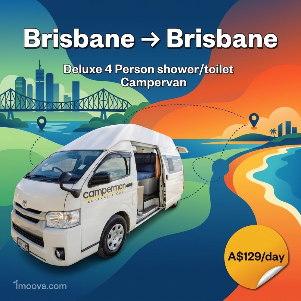 Deluxe 4 Person shower/toilet Campervan - image 1