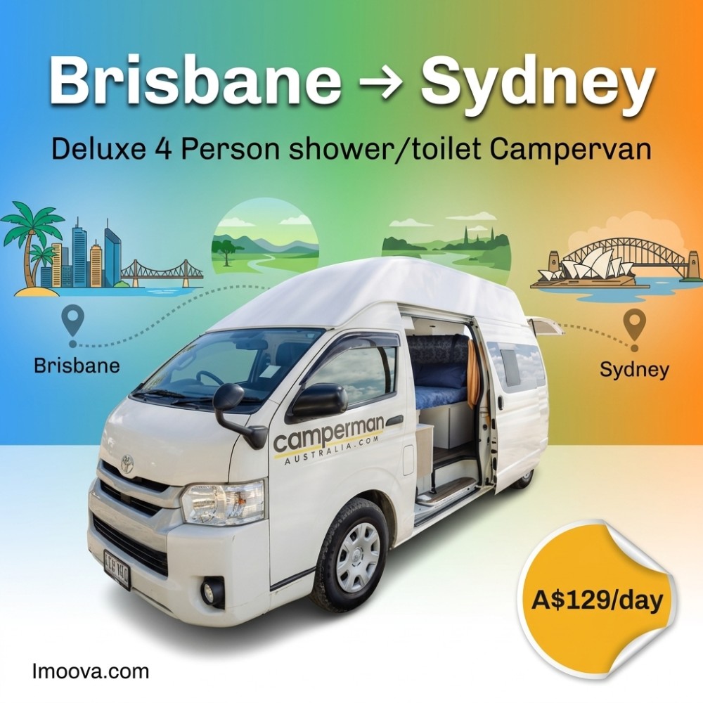 Deluxe 4 Person shower/toilet Campervan - image 1