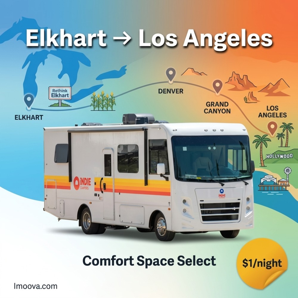 Comfort Space Select - Elkhart to Los Angeles