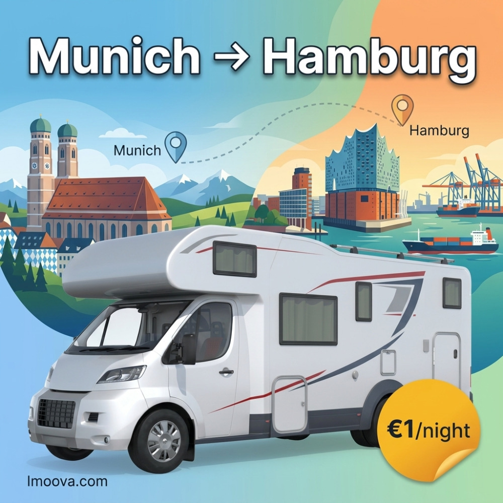 Eu Active Poptop 4 Auto Select - Munich to Hamburg