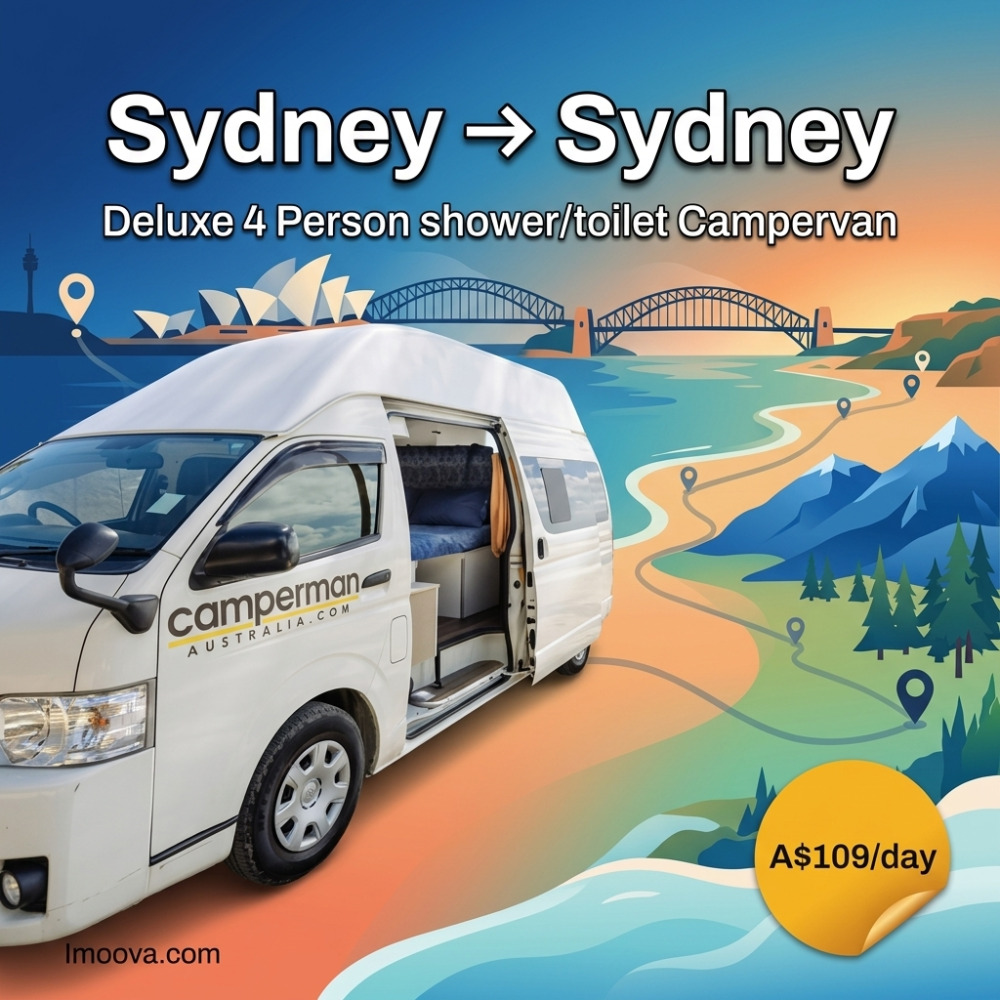 Deluxe 4 Person shower/toilet Campervan - image 1