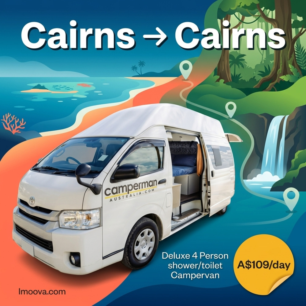 Deluxe 4 Person shower/toilet Campervan - image 1