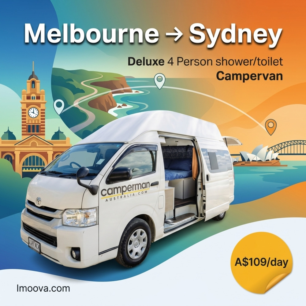 Deluxe 4 Person shower/toilet Campervan - image 1