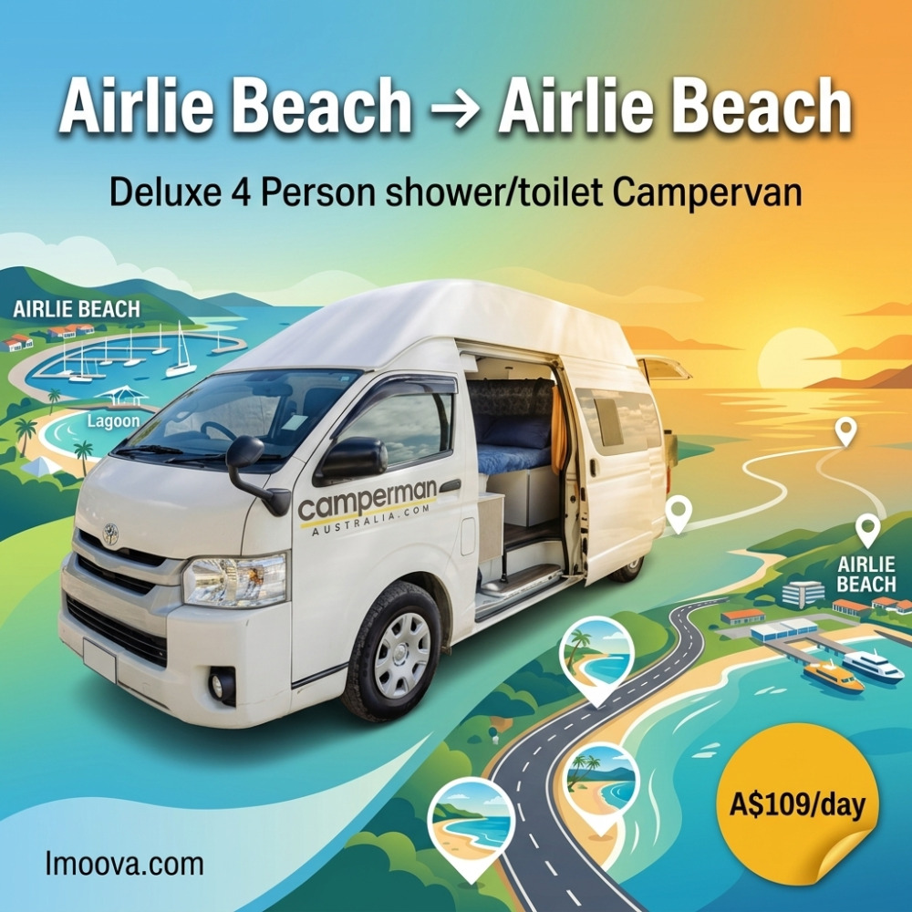 Deluxe 4 Person shower/toilet Campervan - image 1