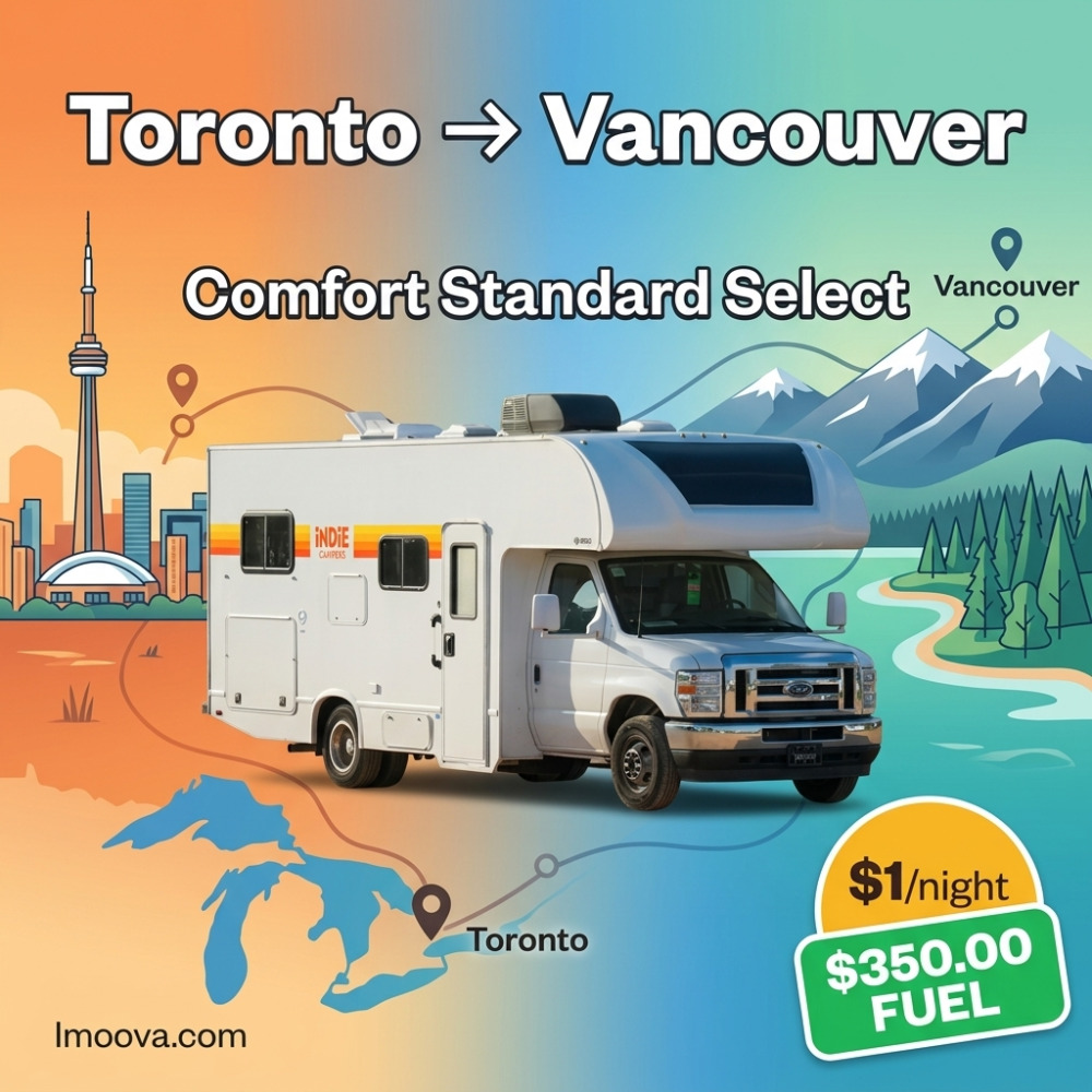 Comfort Standard Select - Toronto to Vancouver