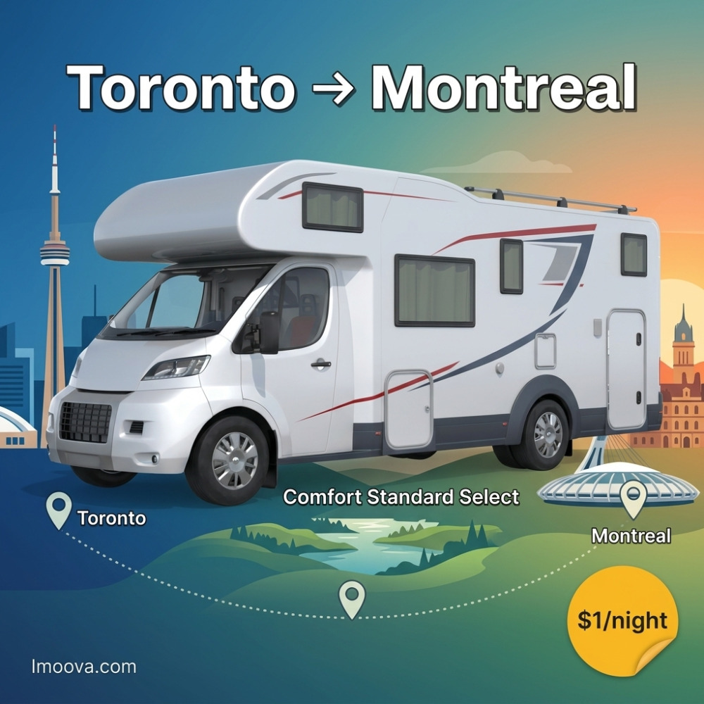 Comfort Standard Select - Toronto to Montreal