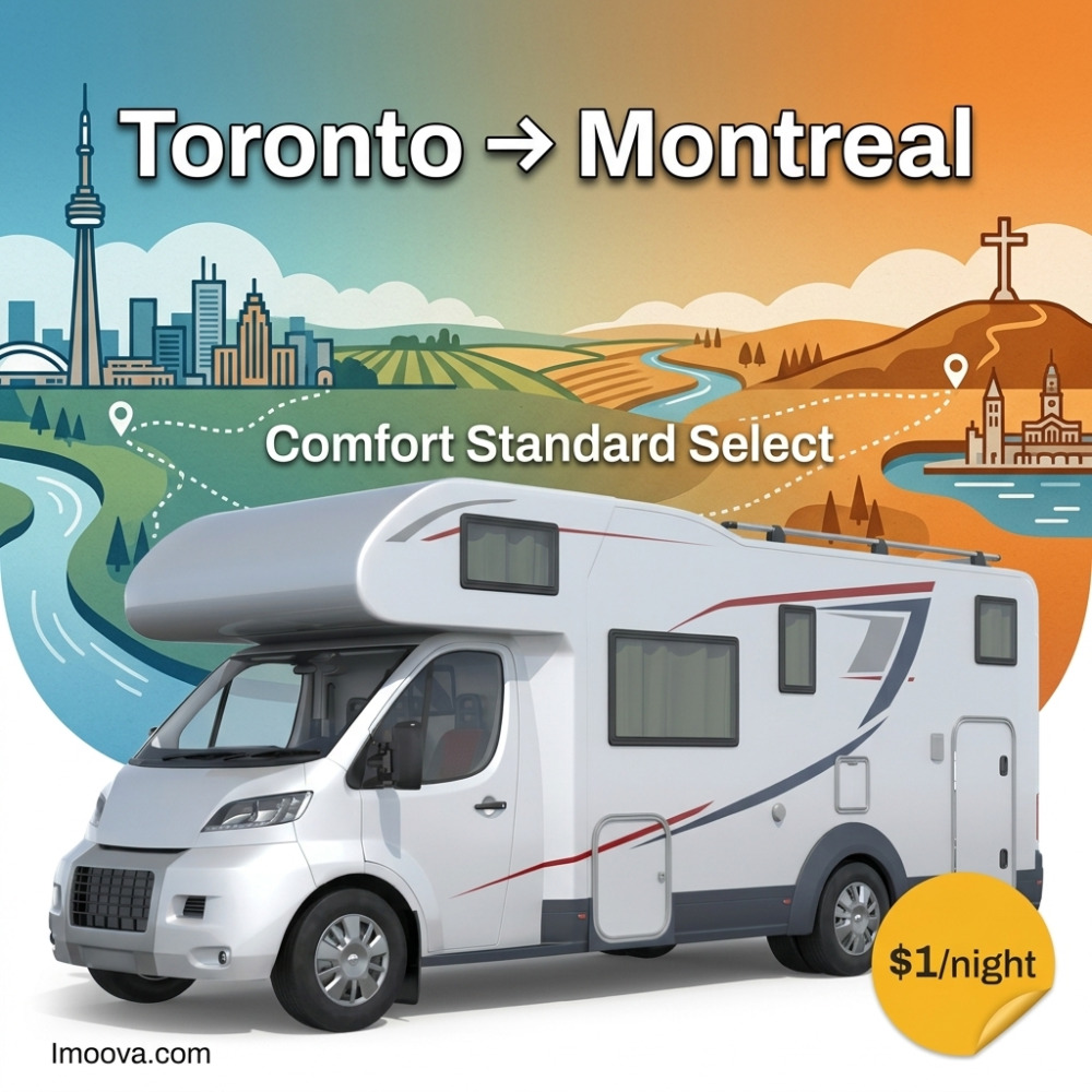 Comfort Standard Select - Toronto to Montreal