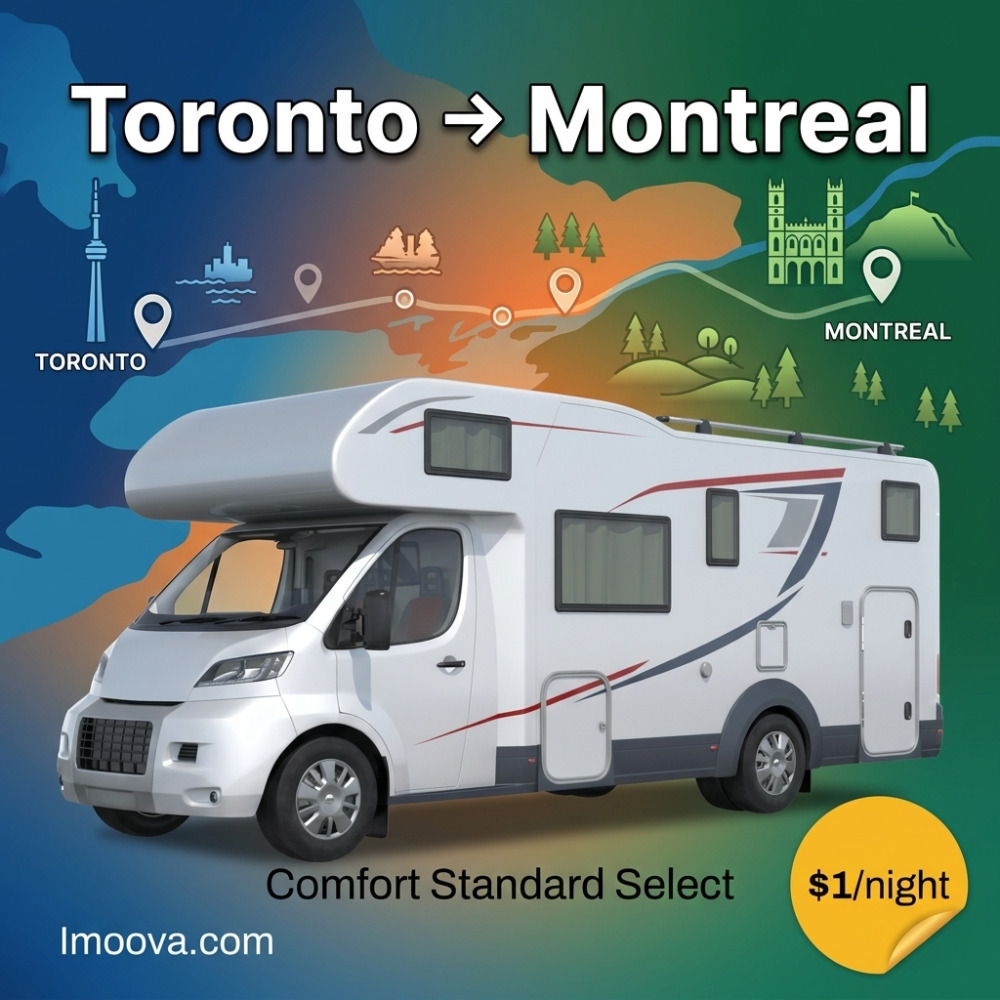 Comfort Standard Select - Toronto to Montreal