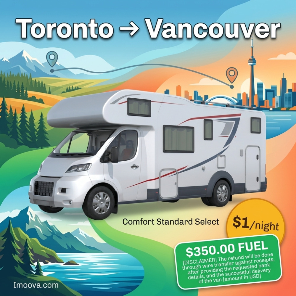 Comfort Standard Select - Toronto to Vancouver