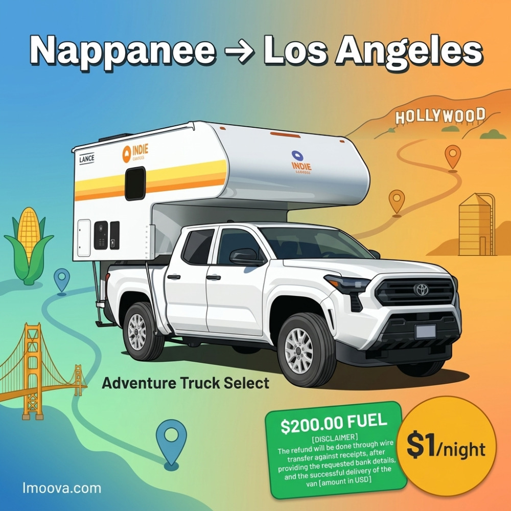 Adventure Truck Select - Nappanee to Los Angeles