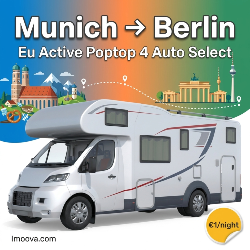 Eu Active Poptop 4 Auto Select - Munich to Berlin