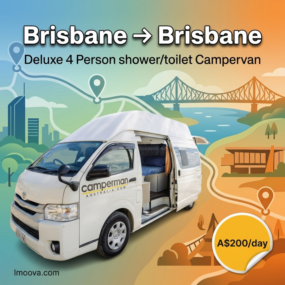 Deluxe 4 Person shower/toilet Campervan - image 1