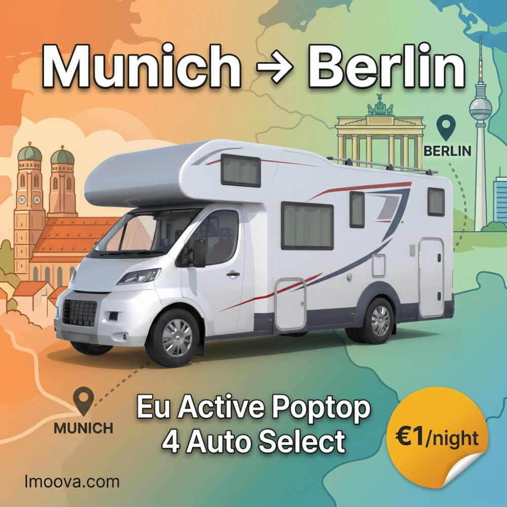Eu Active Poptop 4 Auto Select - Munich to Berlin