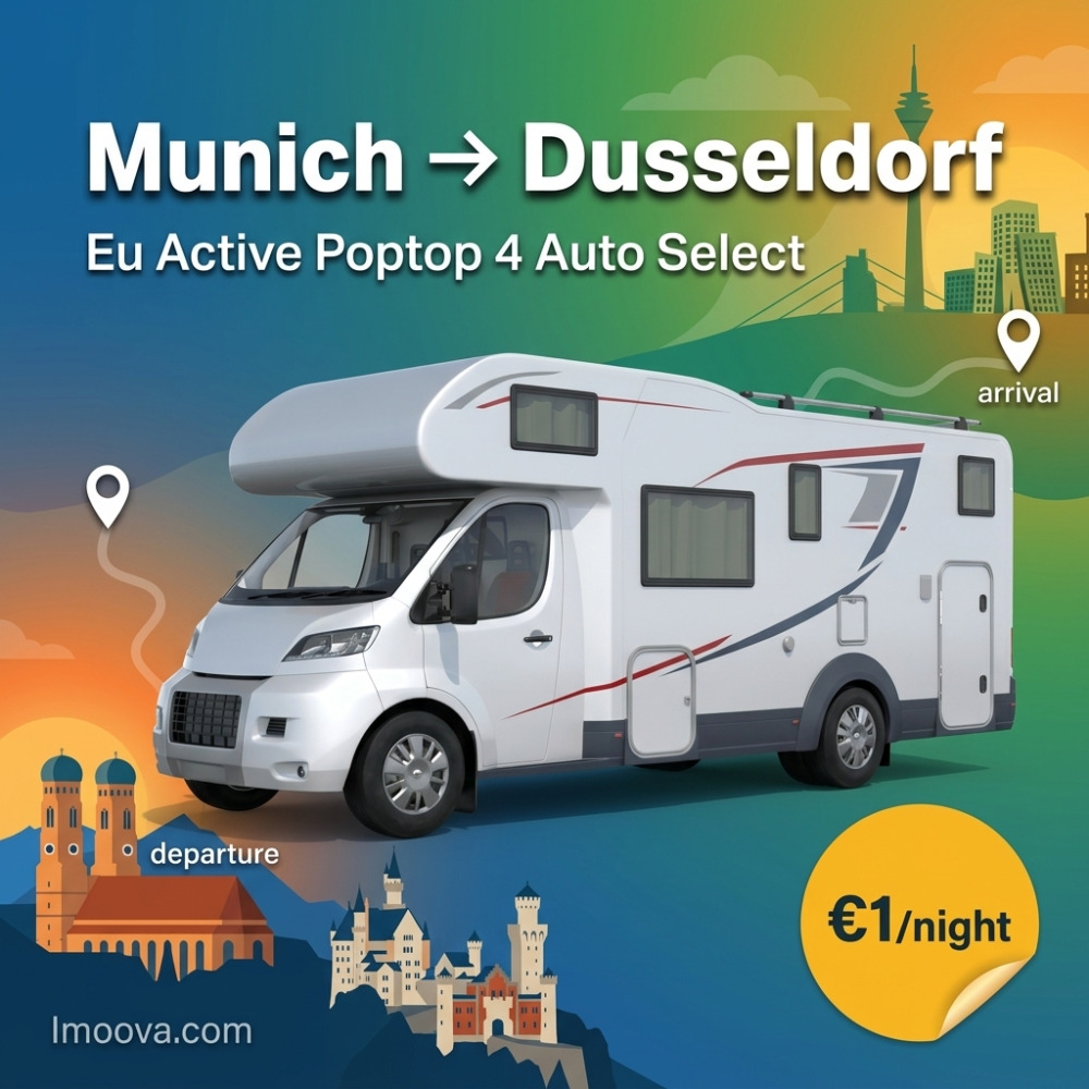Eu Active Poptop 4 Auto Select - Munich to Dusseldorf