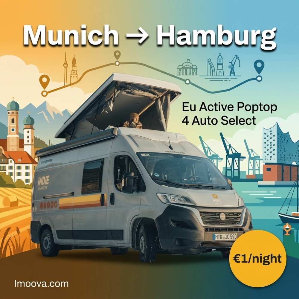 Eu Active Poptop 4 Auto Select - Munich to Hamburg