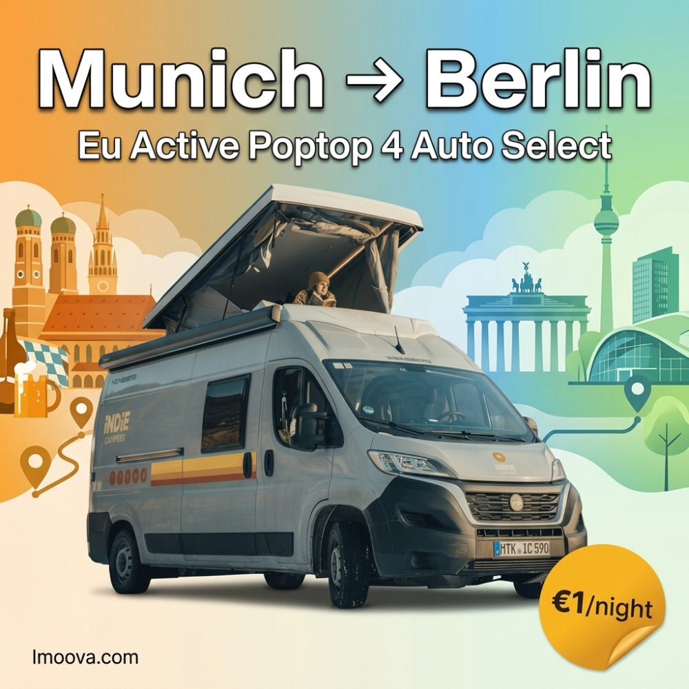 Eu Active Poptop 4 Auto Select - Munich to Berlin