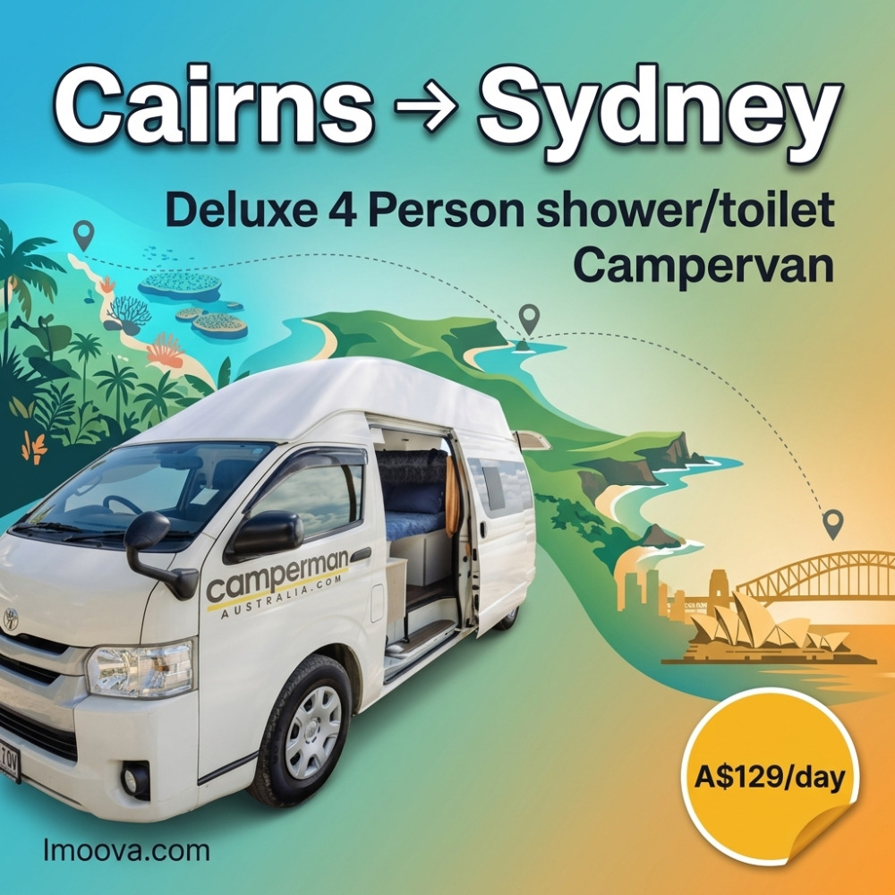 Deluxe 4 Person shower/toilet Campervan - image 1