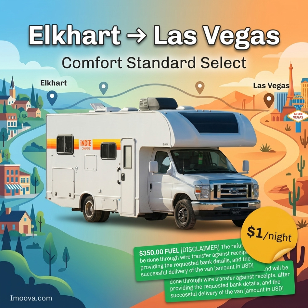 Comfort Standard Select - Elkhart to Las Vegas