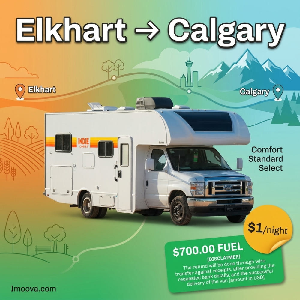 Comfort Standard Select - Elkhart to Calgary